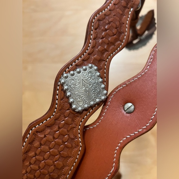Western Leather Horse Breast Collar - Picture 10 of 10